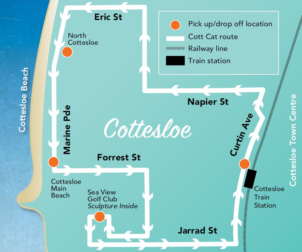 Cott Cat Route Map