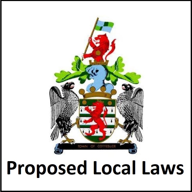 Proposed Local Laws
