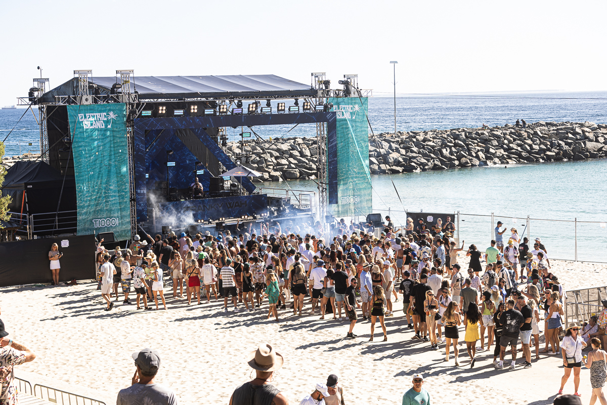 Electric Island event at Cottesloe Beach - 18-19 April