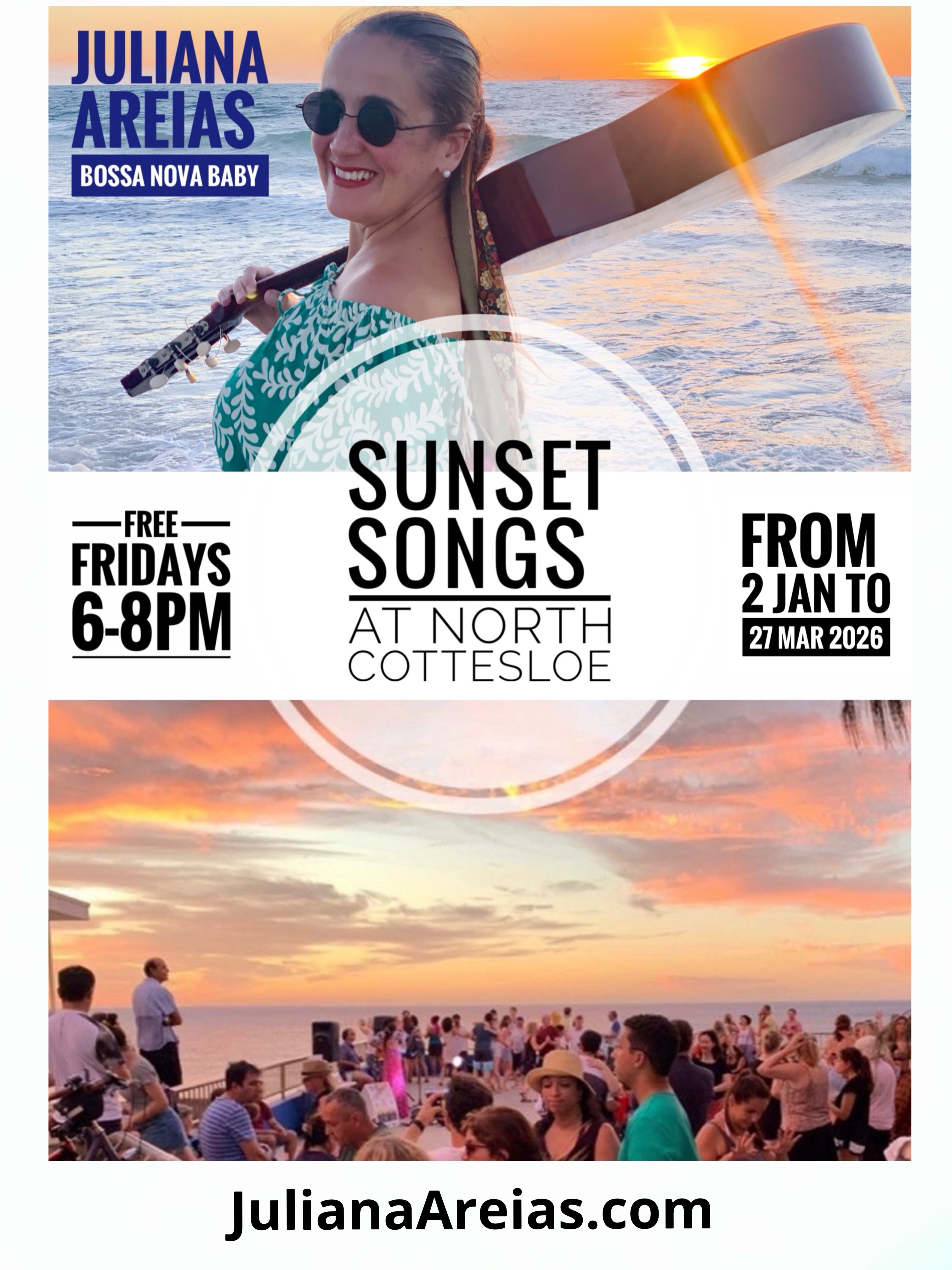 Sunset Songs at North Cottesloe by Juliana Areias