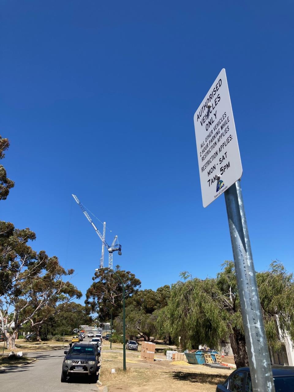 TEMPORARY PARKING RESTRICTIONS IN EAST COTTESLOE